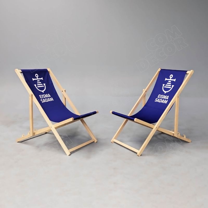 Deck chairs with branding