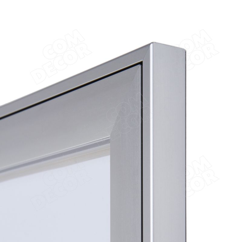 Notice board / bulletin board with glass door