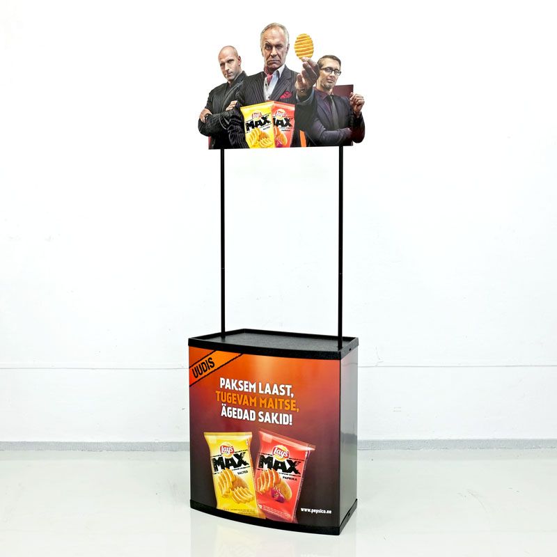 Promotional counter for tasting