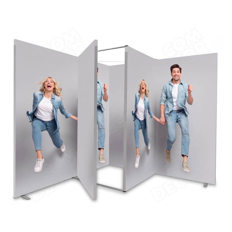 Storage space in the exhibition stand